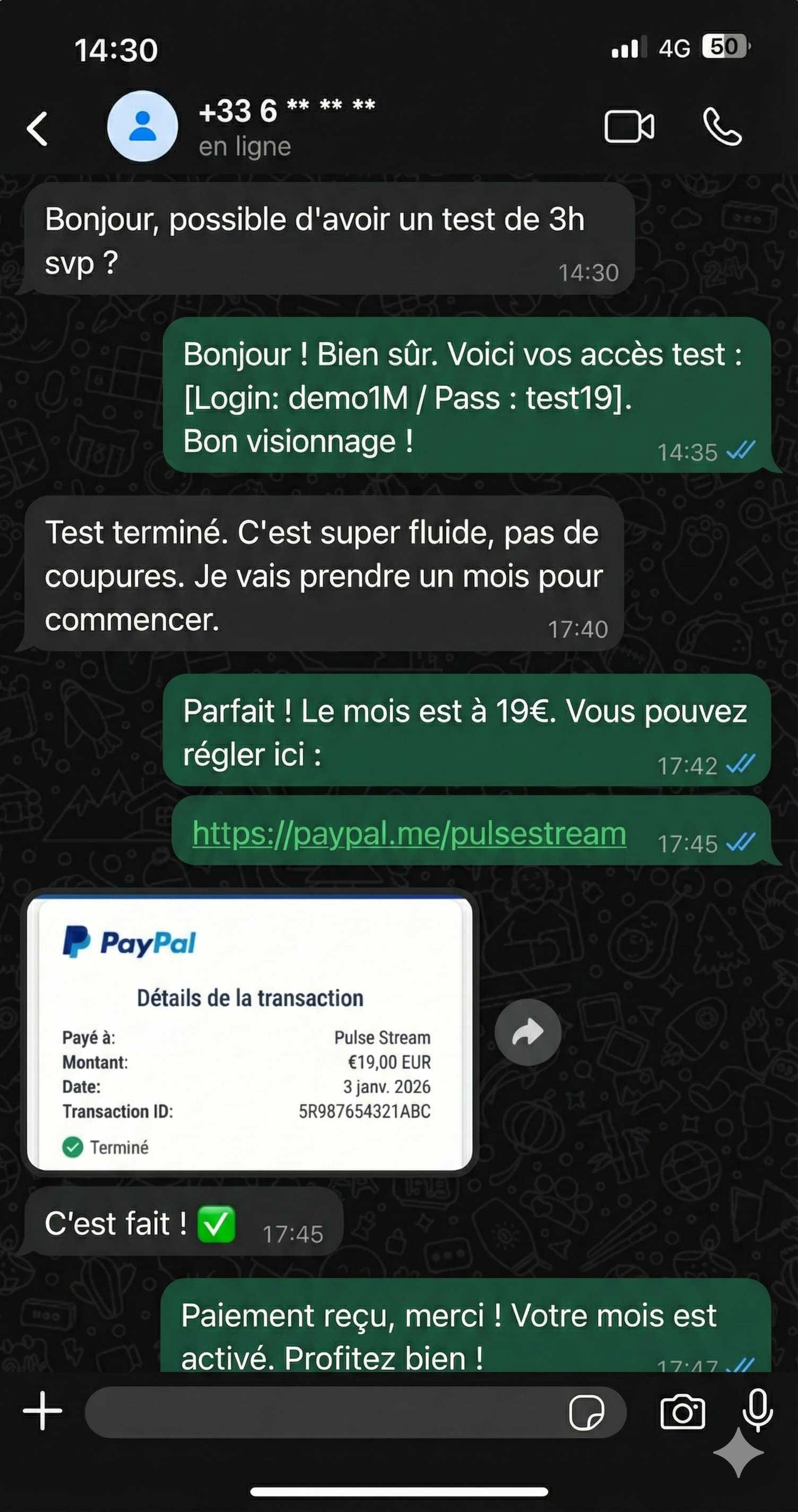 Customer conversation 2