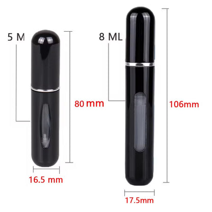 8/5Ml Perfume Atomizer Portable Liquid Container for Cosmetics Traveling Mini Empty Refillable Bottle